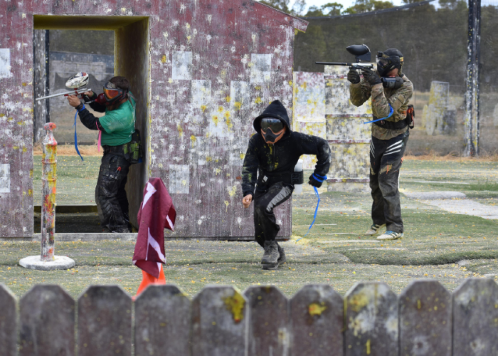 Capture the Flag in Paintball